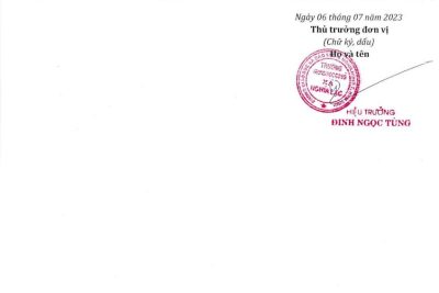 Công khai quý II năm 2023