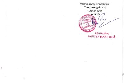 Công khai thu chi quý II năm 2021